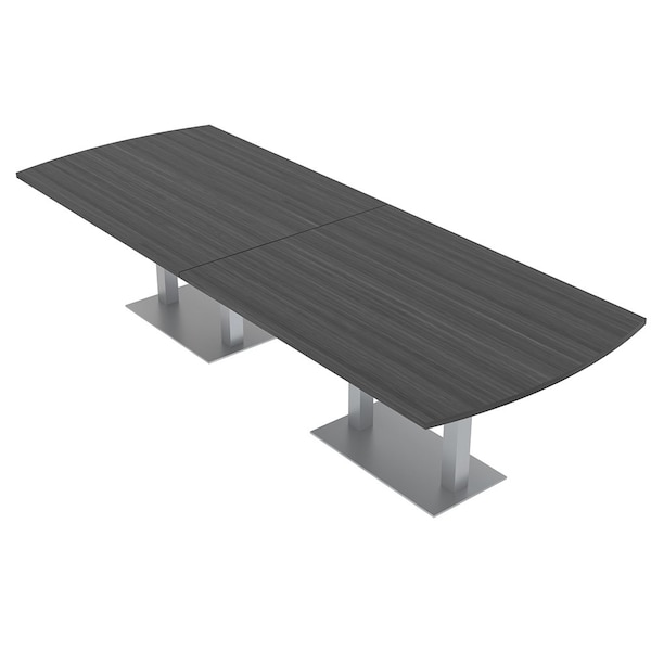 Skutchi Designs 45 in W, 120 in L, 29 in H, Engineered Wood Top, Grey HAR-AREC-46X119-DOU-ASIANNIGHT - main